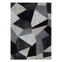 Canterbury 1128 Grey Beige Patterned Modern Rug - Rugs Of Beauty - 1
