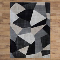 Canterbury 1128 Grey Beige Patterned Modern Rug - Rugs Of Beauty - 3