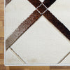Canterbury 1129 Cream Brown Abstract Patterned Modern Rug - Rugs Of Beauty - 6