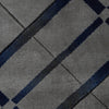 Canterbury 1129 Grey Blue Abstract Patterned Modern Rug - Rugs Of Beauty - 4