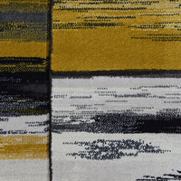 Canterbury 1130 Grey Gold Abstract Patterned Modern Rug - Rugs Of Beauty - 4