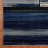 Canterbury 1130 Grey Blue Abstract Patterned Modern Rug - Rugs Of Beauty - 6