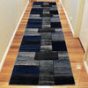 Canterbury 1130 Grey Blue Abstract Patterned Modern Rug - Rugs Of Beauty - 7
