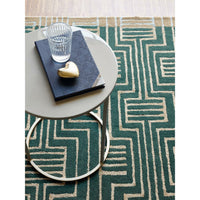Ted Baker Kinmo Green 56807 Designer Wool Viscose Rug - Rugs Of Beauty - 3