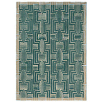 Ted Baker Kinmo Green 56807 Designer Wool Viscose Rug - Rugs Of Beauty - 1