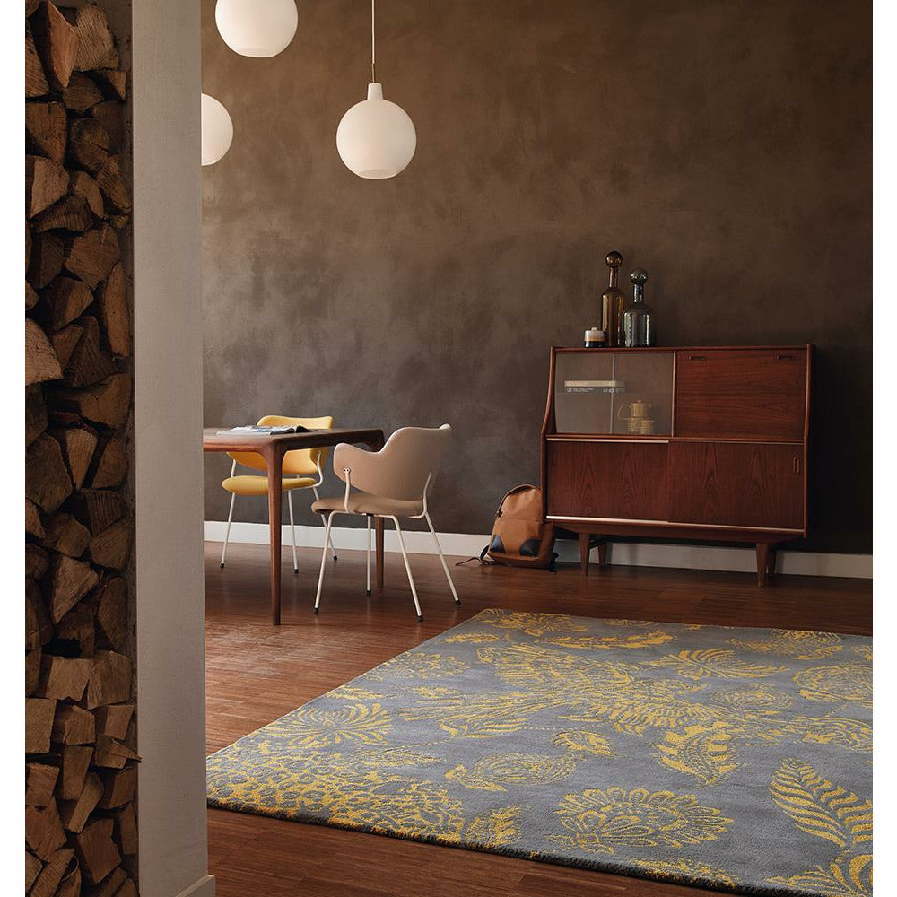 Ted Baker Loran Yellow 56306 Designer Wool Viscose Rug - Rugs Of Beauty - 2