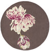 Ted Baker Tranquility Round Aubergine 56005 Designer Wool Viscose Rug - Rugs Of Beauty - 1