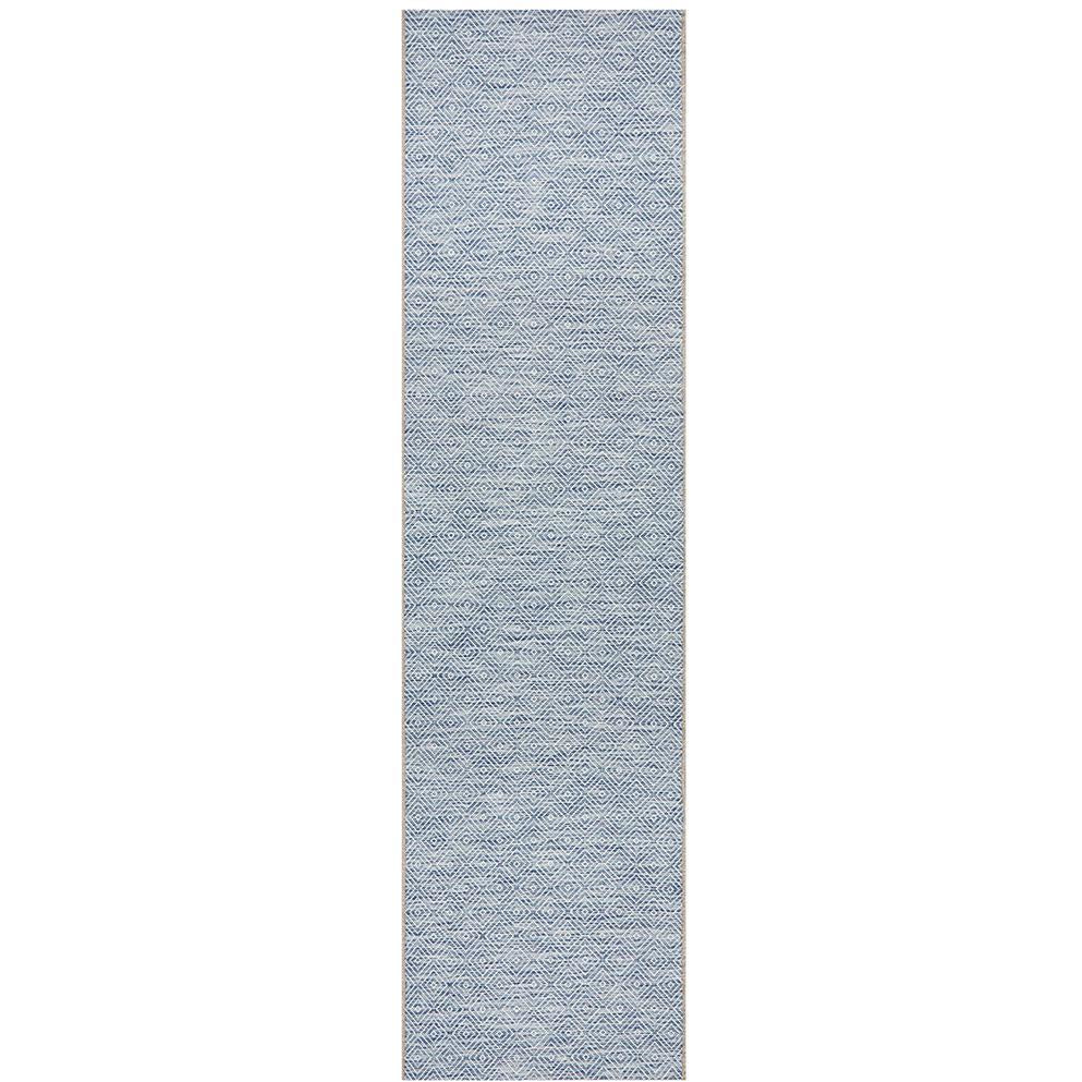 Siderno 4110 Blue Modern Indoor Outdoor Runner Rug - Rugs Of Beauty - 1