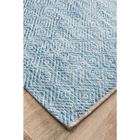 Siderno 4110 Blue Modern Indoor Outdoor Runner Rug - Rugs Of Beauty - 3