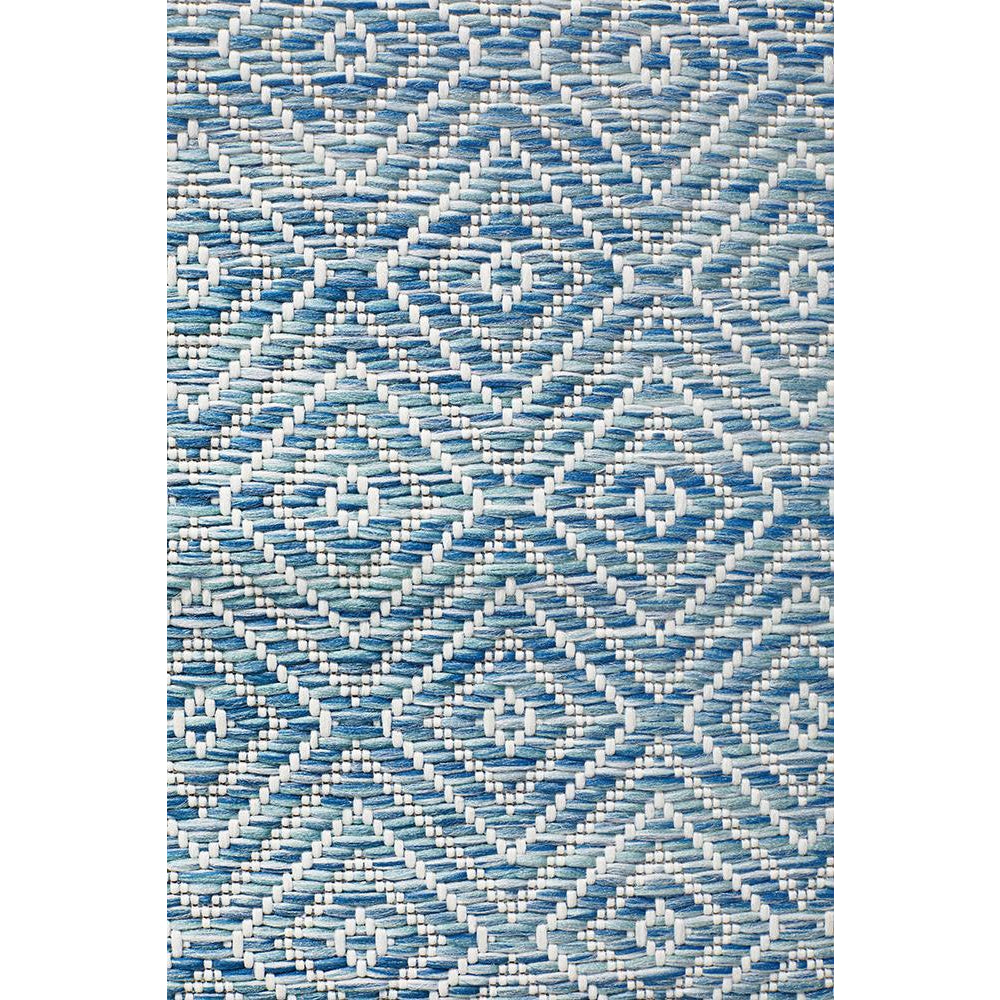 Siderno 4110 Blue Modern Indoor Outdoor Runner Rug - Rugs Of Beauty - 6