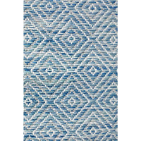 Siderno 4110 Blue Modern Indoor Outdoor Runner Rug - Rugs Of Beauty - 6