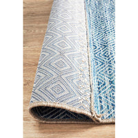 Siderno 4110 Blue Modern Indoor Outdoor Runner Rug - Rugs Of Beauty - 7