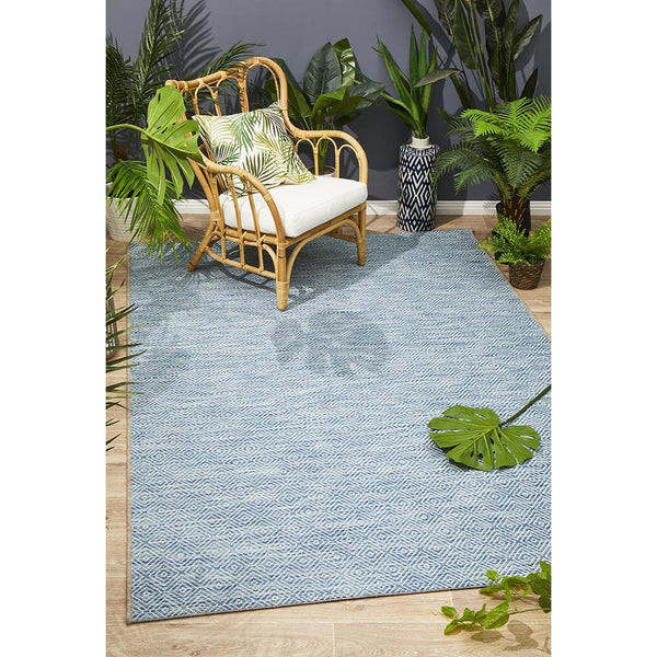 Siderno 4110 Blue Modern Indoor Outdoor Rug - Rugs Of Beauty - 2
