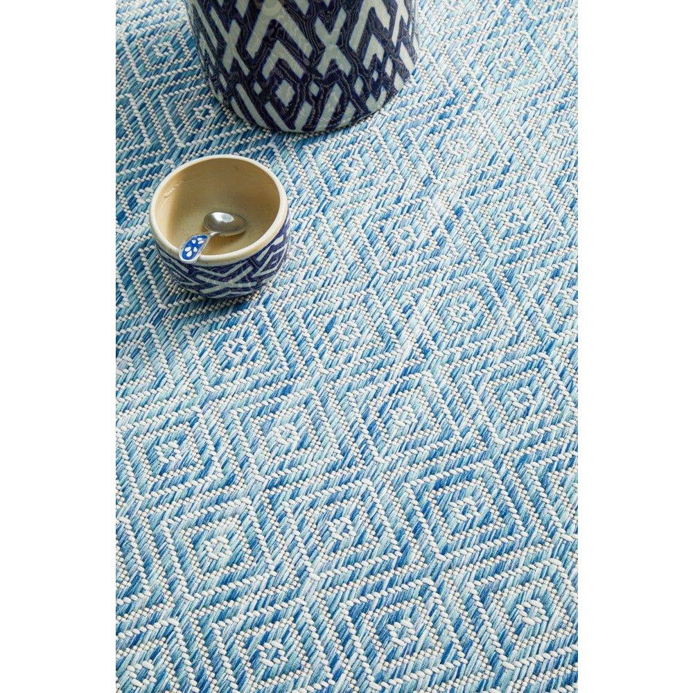 Siderno 4110 Blue Modern Indoor Outdoor Rug - Rugs Of Beauty - 6
