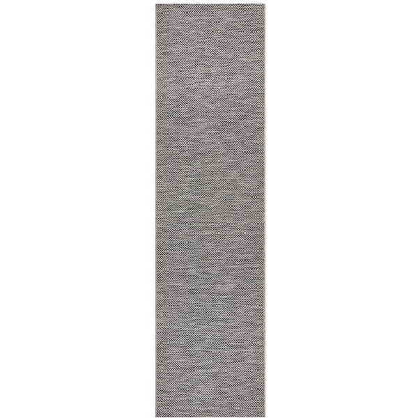 Siderno 4110 Grey Modern Indoor Outdoor Runner Rug - Rugs Of Beauty - 1