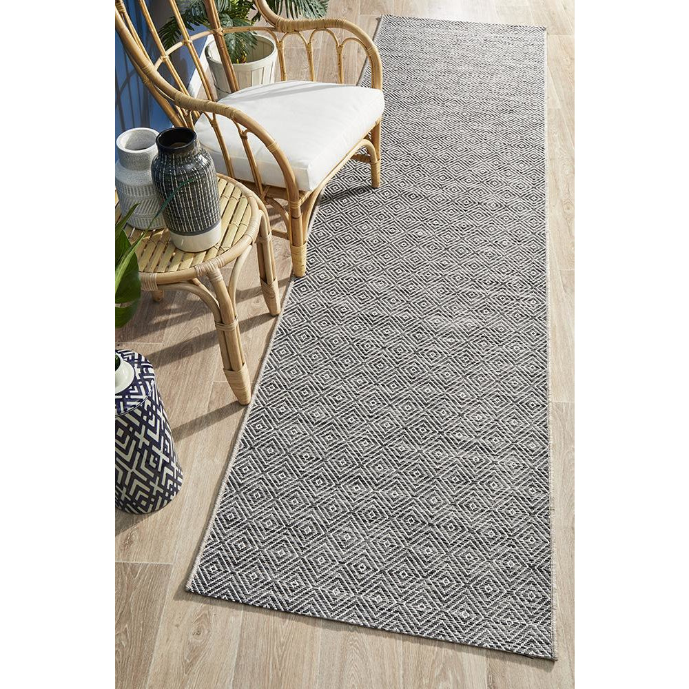 Siderno 4110 Grey Modern Indoor Outdoor Runner Rug - Rugs Of Beauty - 2