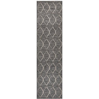 Siderno 4111 Black Modern Indoor Outdoor Runner Rug - Rugs Of Beauty - 1