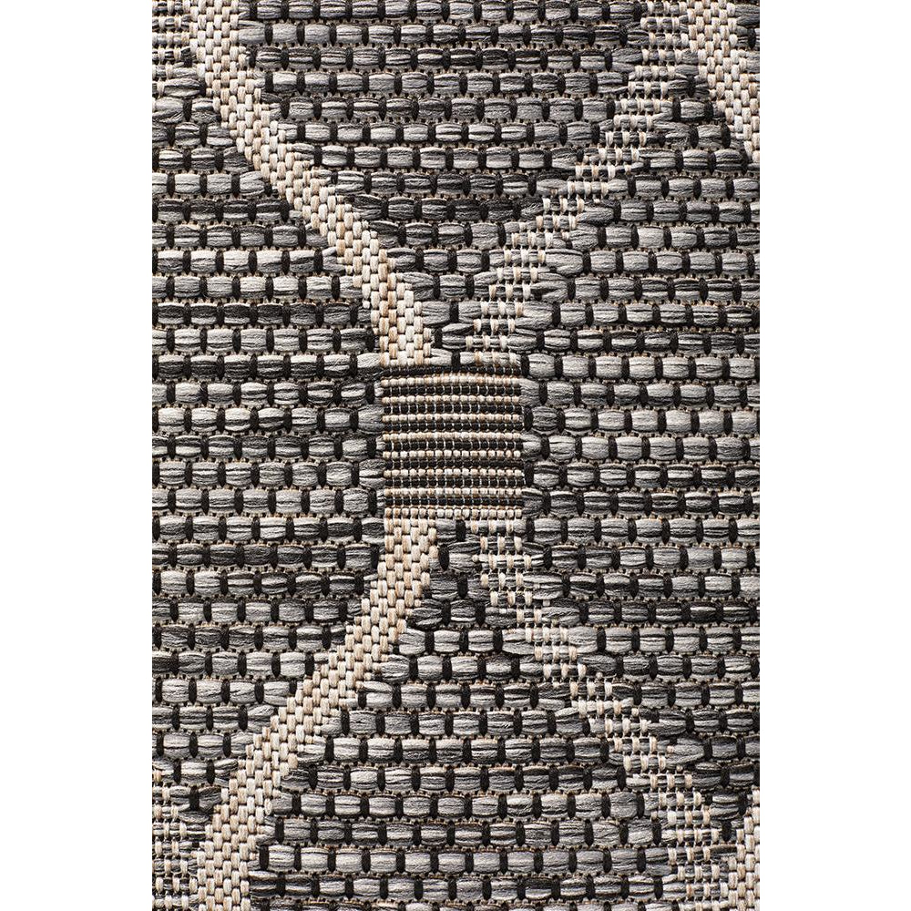 Siderno 4111 Black Modern Indoor Outdoor Runner Rug - Rugs Of Beauty - 6
