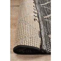 Siderno 4111 Black Modern Indoor Outdoor Runner Rug - Rugs Of Beauty - 7