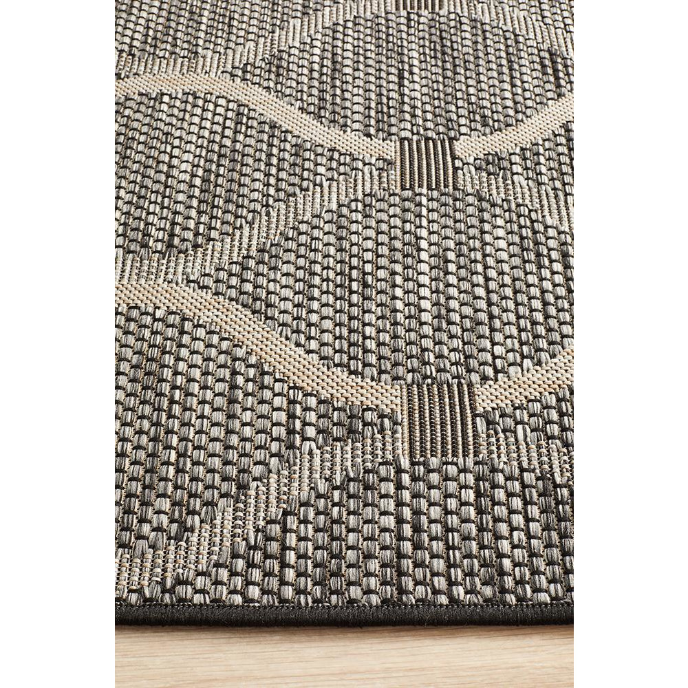 Siderno 4111 Black Modern Indoor Outdoor Rug - Rugs Of Beauty - 10