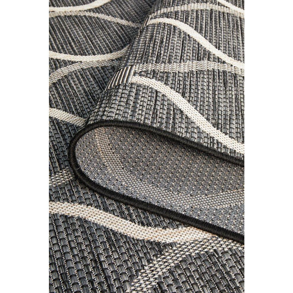 Siderno 4111 Black Modern Indoor Outdoor Rug - Rugs Of Beauty - 15