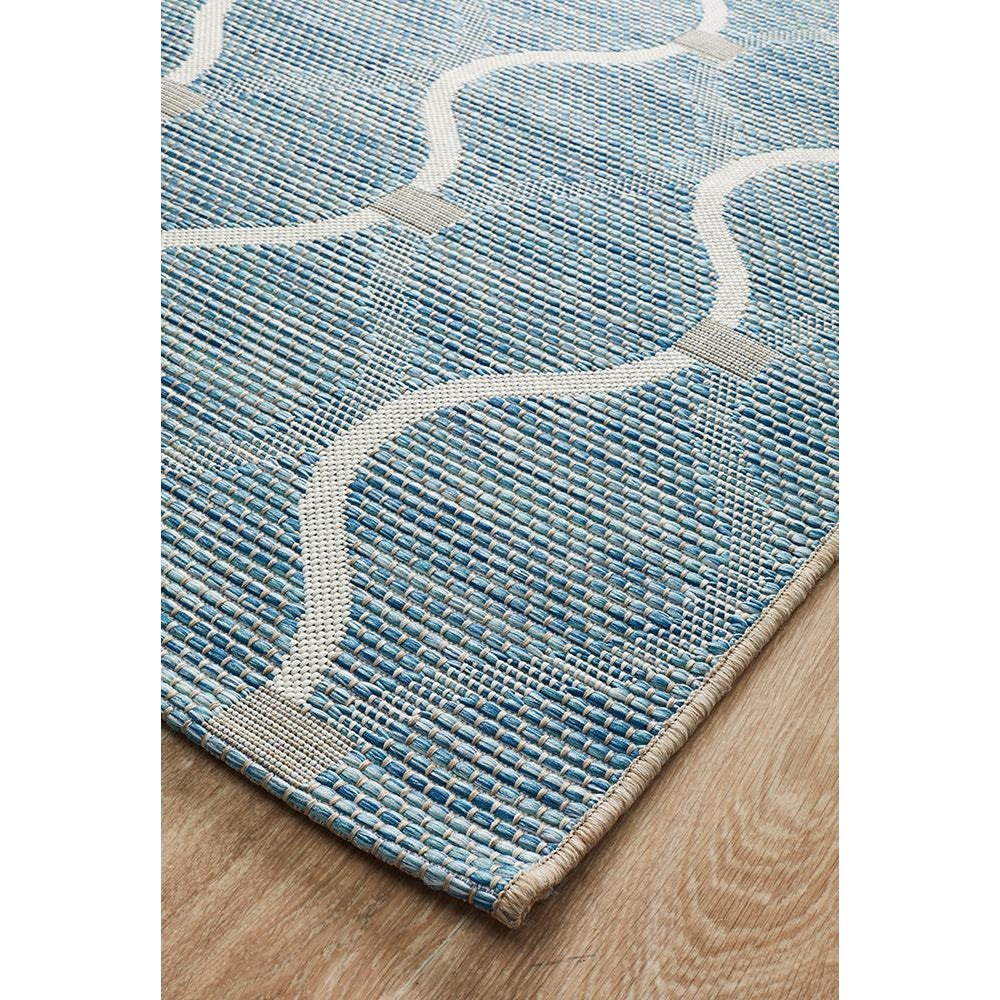 Siderno 4111 Blue Modern Indoor Outdoor Rug - Rugs Of Beauty - 8