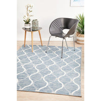 Siderno 4111 Blue Modern Indoor Outdoor Rug - Rugs Of Beauty - 4