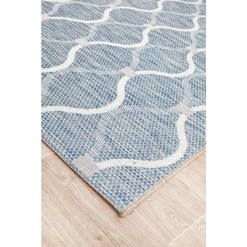 Siderno 4111 Blue Modern Indoor Outdoor Rug - Rugs Of Beauty - 12