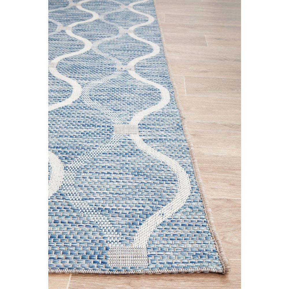 Siderno 4111 Blue Modern Indoor Outdoor Rug - Rugs Of Beauty - 13
