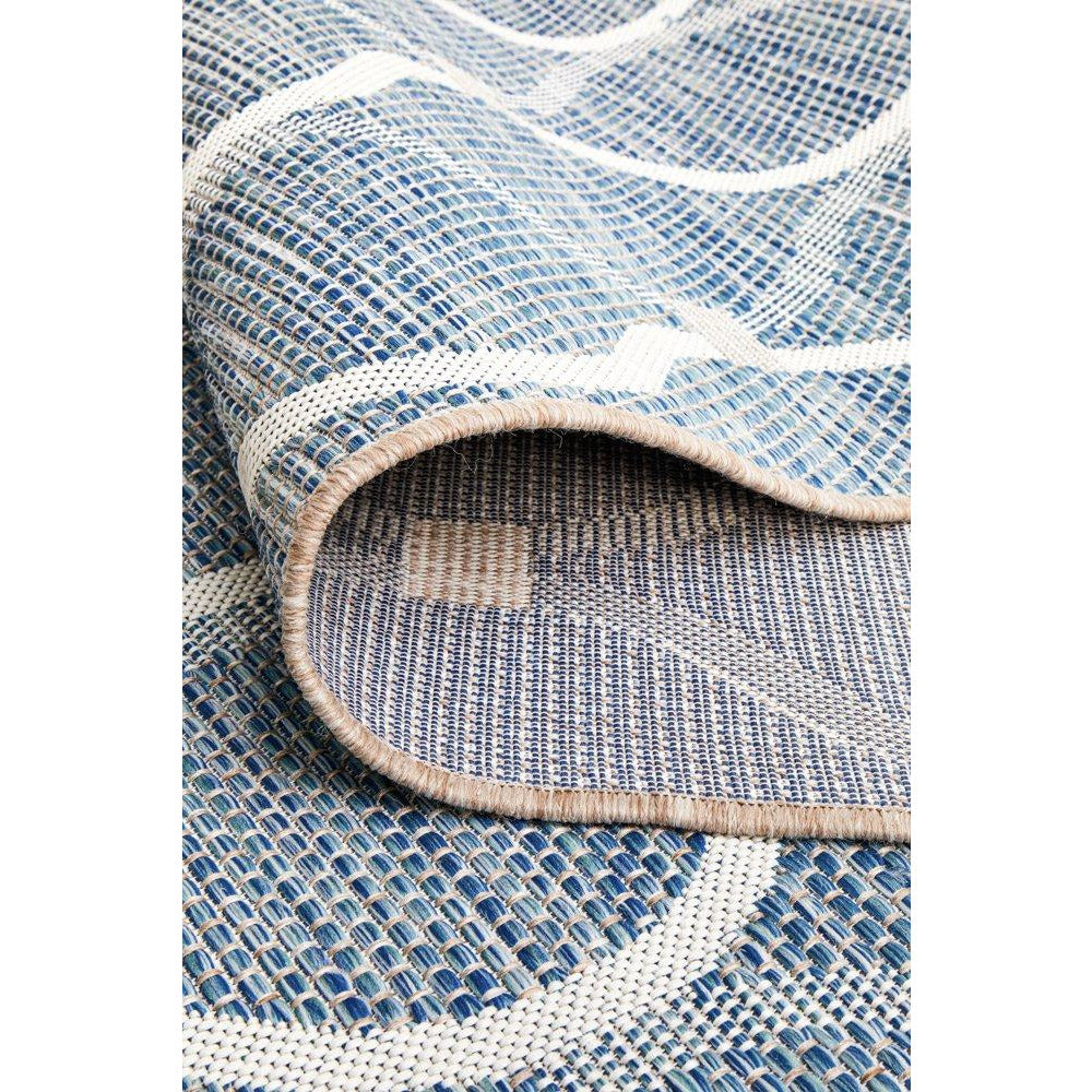 Siderno 4111 Blue Modern Indoor Outdoor Rug - Rugs Of Beauty - 15
