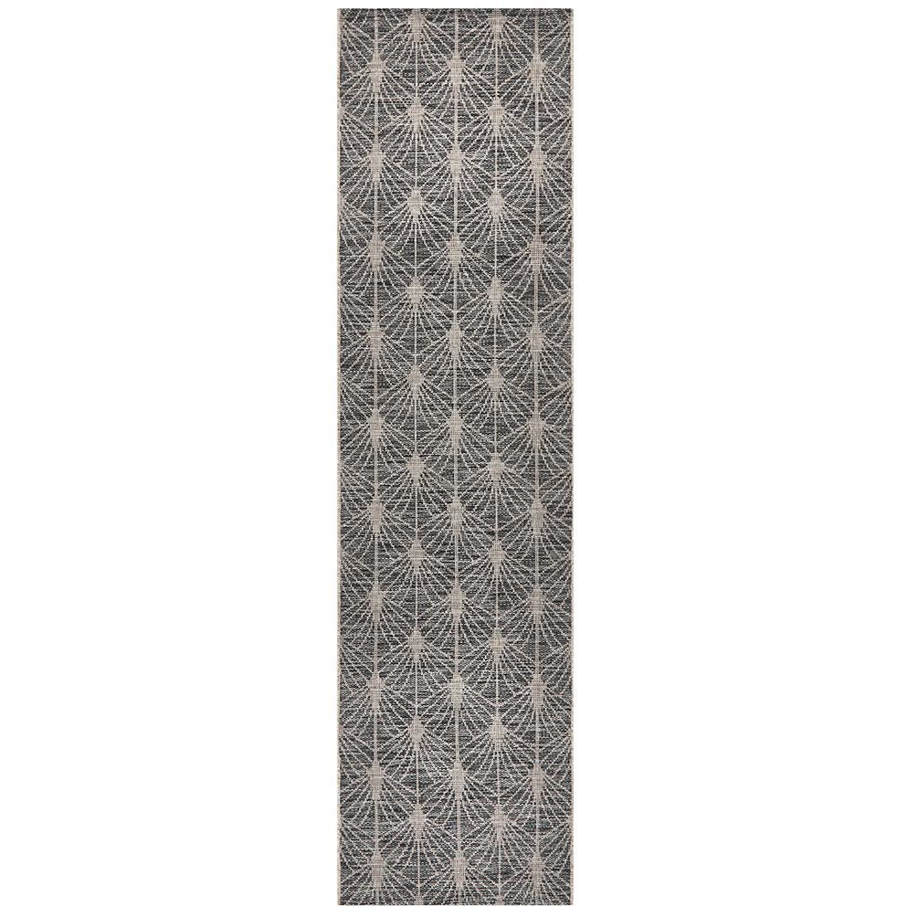 Siderno 4112 Black Modern Indoor Outdoor Runner Rug - Rugs Of Beauty - 1