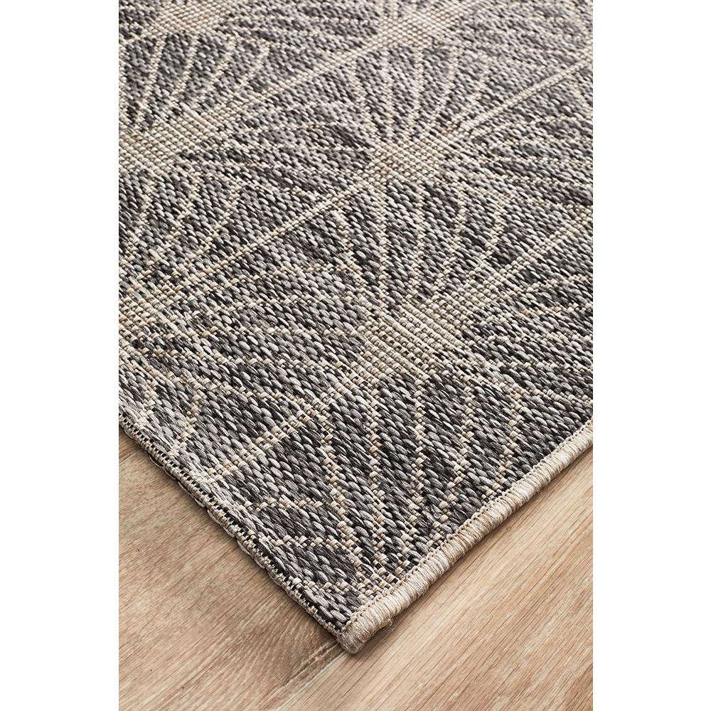 Siderno 4112 Black Modern Indoor Outdoor Runner Rug - Rugs Of Beauty - 3