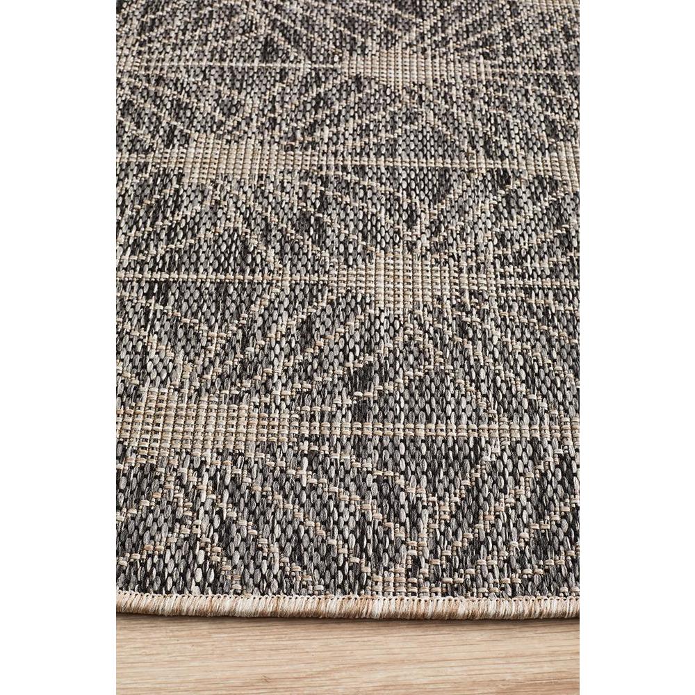 Siderno 4112 Black Modern Indoor Outdoor Runner Rug - Rugs Of Beauty - 5