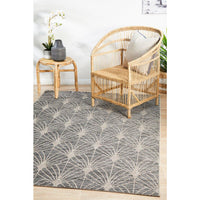 Siderno 4112 Black Modern Indoor Outdoor Rug - Rugs Of Beauty - 3