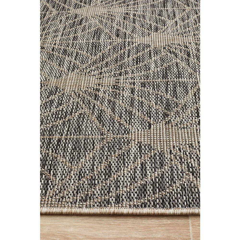Siderno 4112 Black Modern Indoor Outdoor Rug - Rugs Of Beauty - 11