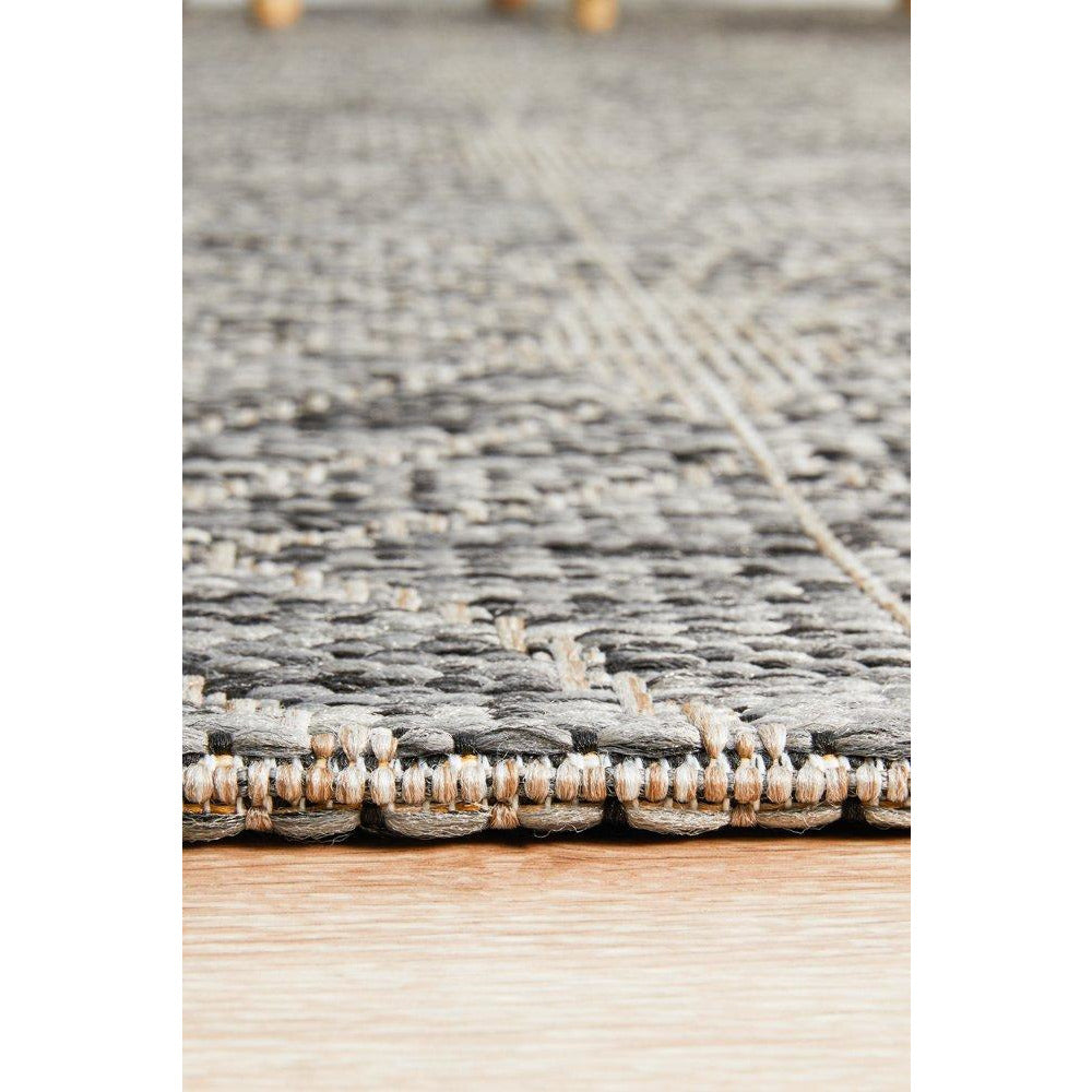 Siderno 4112 Black Modern Indoor Outdoor Rug - Rugs Of Beauty - 13
