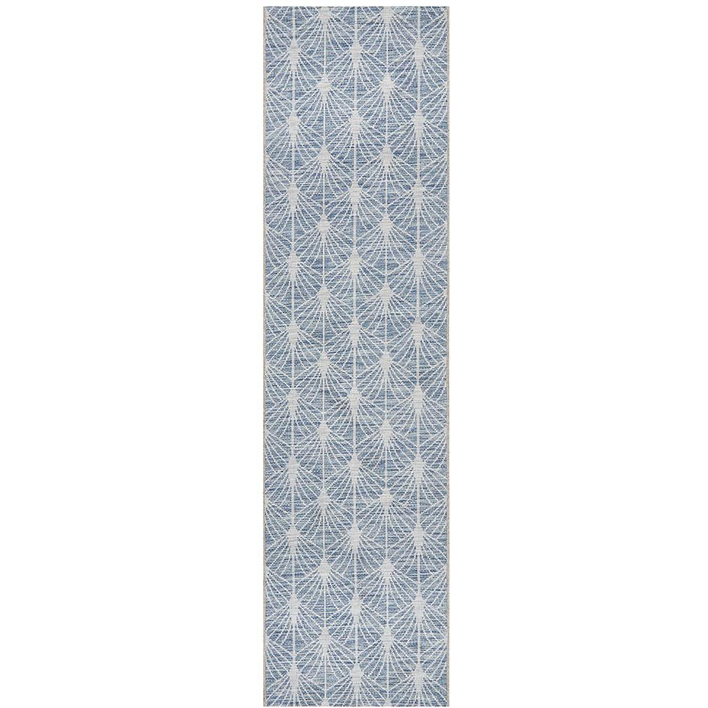 Siderno 4112 Blue Modern Indoor Outdoor Runner Rug - Rugs Of Beauty - 1