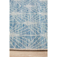 Siderno 4112 Blue Modern Indoor Outdoor Runner Rug - Rugs Of Beauty - 5