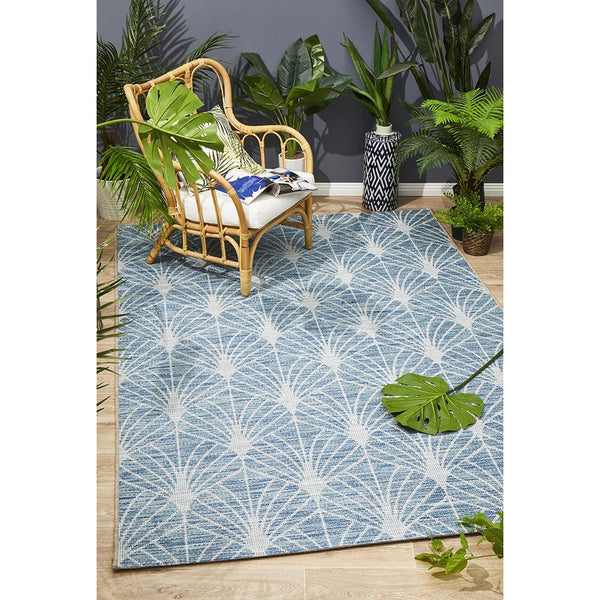 Siderno 4112 Blue Modern Indoor Outdoor Rug - Rugs Of Beauty - 2