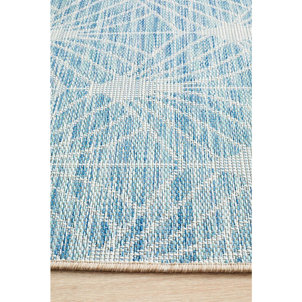 Siderno 4112 Blue Modern Indoor Outdoor Rug - Rugs Of Beauty - 12
