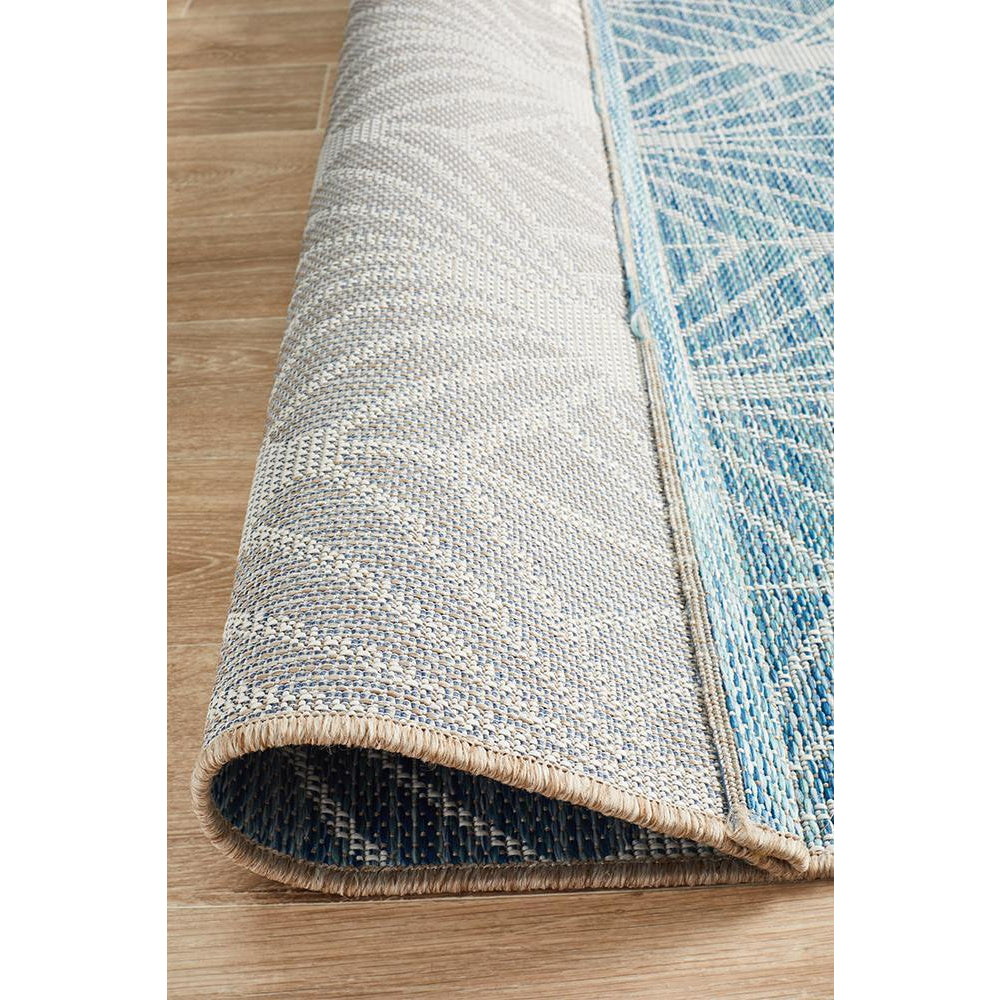 Siderno 4112 Blue Modern Indoor Outdoor Rug - Rugs Of Beauty - 14