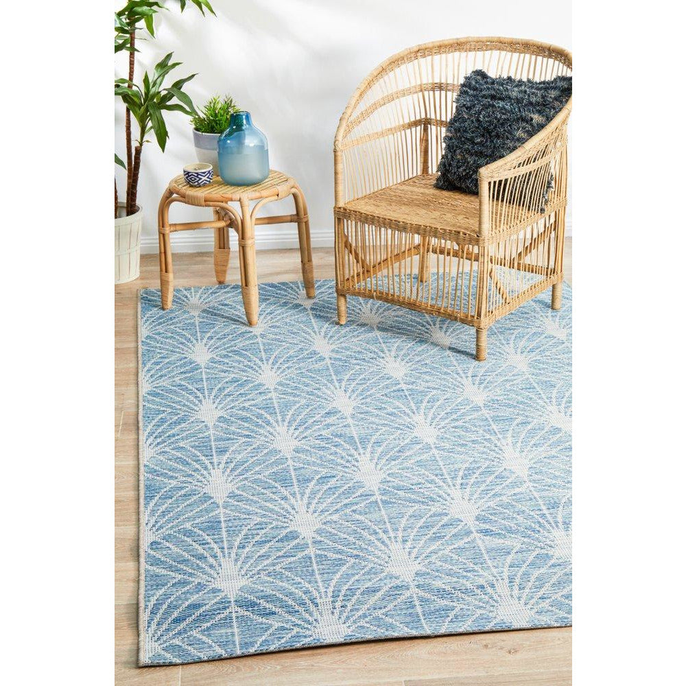 Siderno 4112 Blue Modern Indoor Outdoor Rug - Rugs Of Beauty - 3