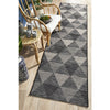 Siderno 4113 Black Modern Indoor Outdoor Runner Rug - Rugs Of Beauty - 2