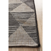 Siderno 4113 Black Modern Indoor Outdoor Runner Rug - Rugs Of Beauty - 4