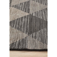 Siderno 4113 Black Modern Indoor Outdoor Runner Rug - Rugs Of Beauty - 5