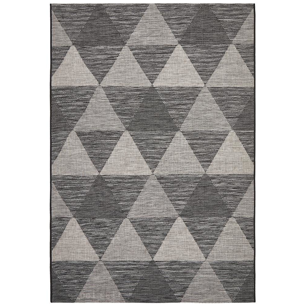 Siderno 4113 Black Modern Indoor Outdoor Rug - Rugs Of Beauty - 1