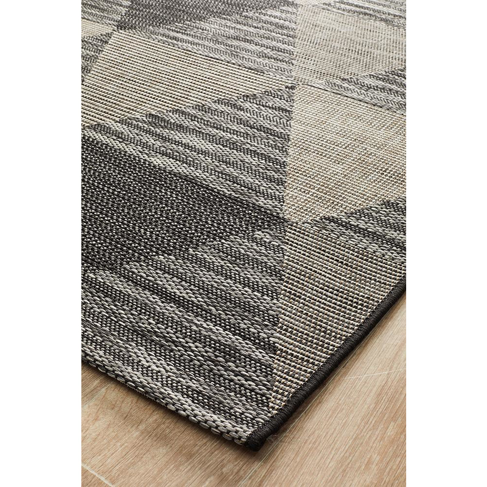 Siderno 4113 Black Modern Indoor Outdoor Rug - Rugs Of Beauty - 9