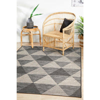 Siderno 4113 Black Modern Indoor Outdoor Rug - Rugs Of Beauty - 5