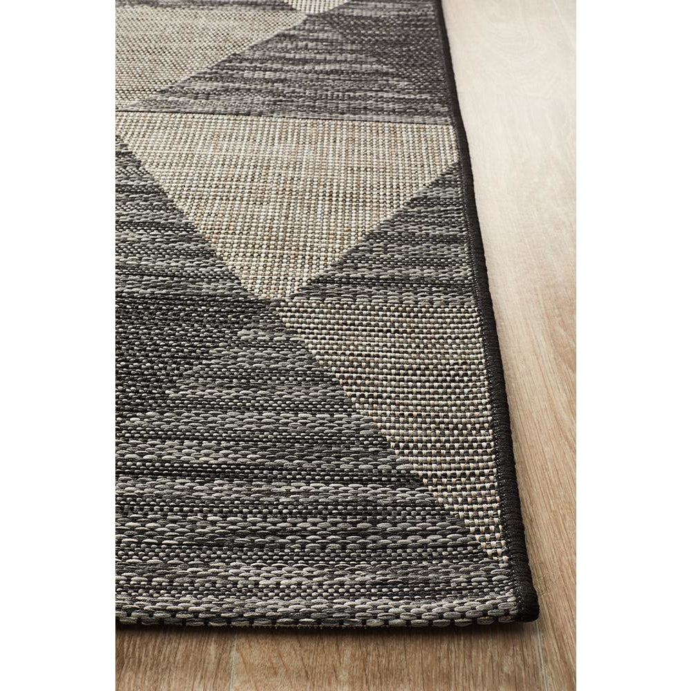 Siderno 4113 Black Modern Indoor Outdoor Rug - Rugs Of Beauty - 10