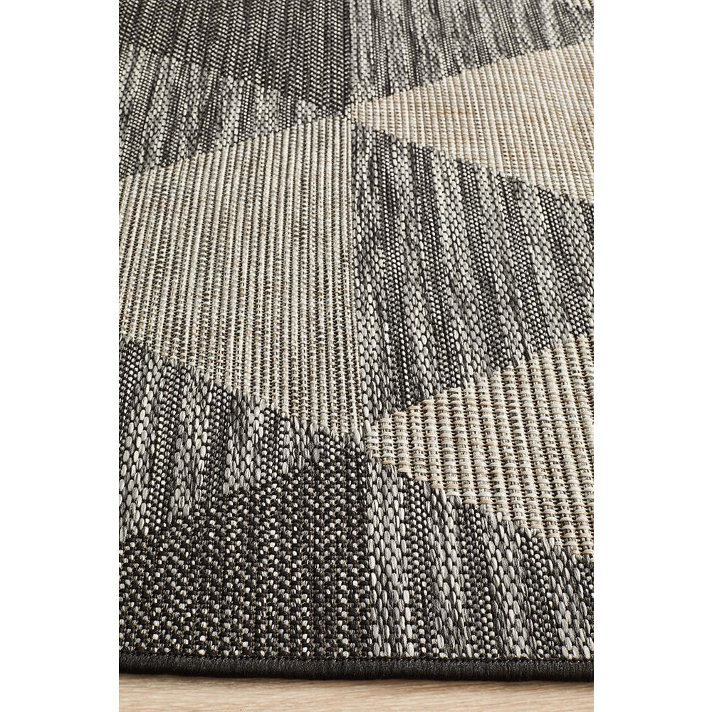 Siderno 4113 Black Modern Indoor Outdoor Rug - Rugs Of Beauty - 11